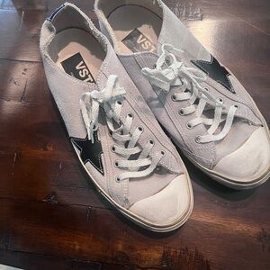 Golden Goose Gray Sneakers with Black ⭐️